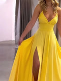 V-Neck Backless Camisole Maxi Dress Delvore
